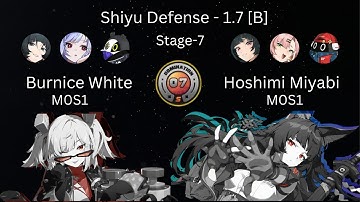 NEW Shiyu Defense 1.7 [B] Clear | M0S1 Burnice 🔥 & M0S1 Miyabi ❄️ Showcase | Zenless Zone Zero