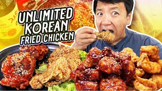 UNLIMITED KOREAN FRIED CHICKEN & BBQ! Shimmering SAND CRAB & HäagenDazs ICE CREAM MOONCAKE Review