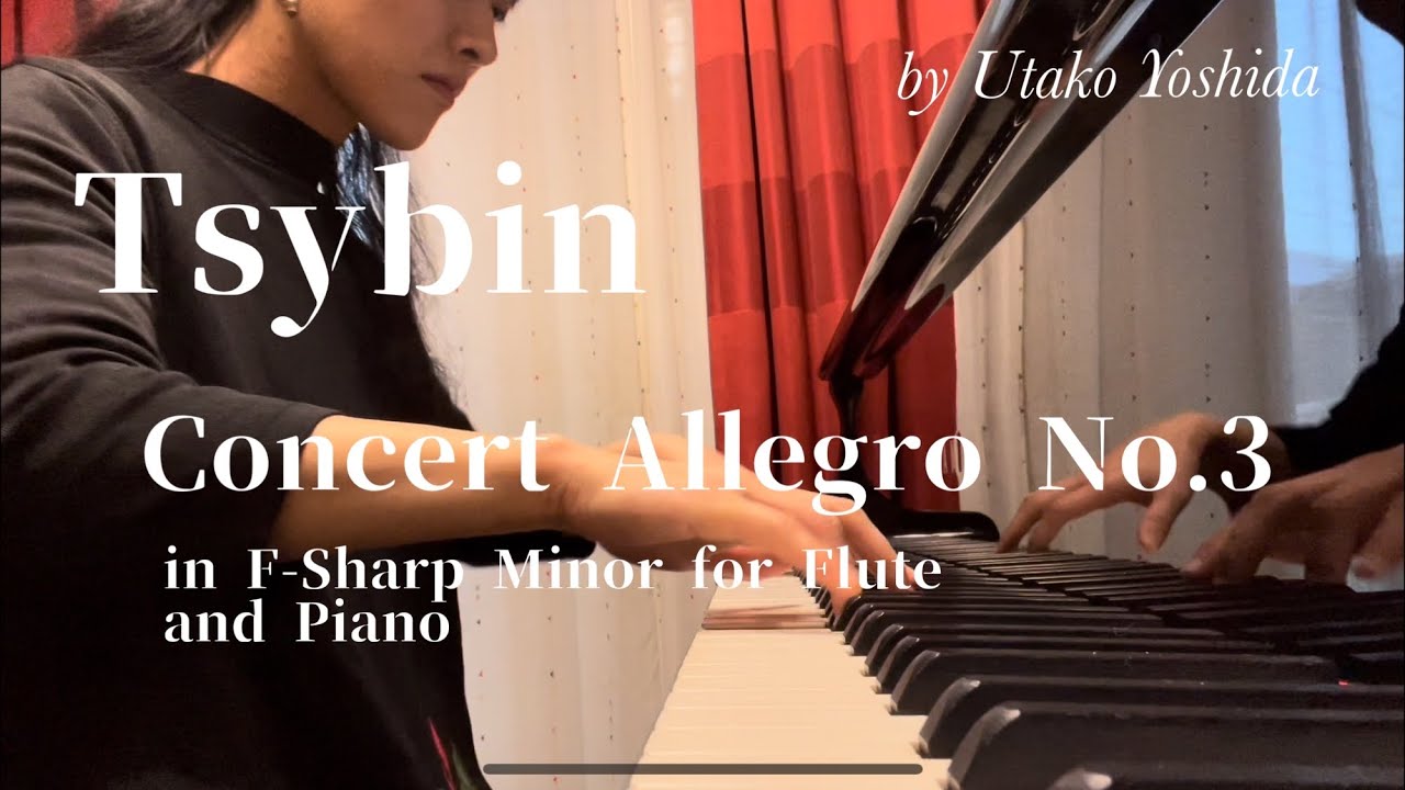 TsybinConcert Allegro No.3（Cut version）/ツィビン/classic/Flute/Piano/フルート