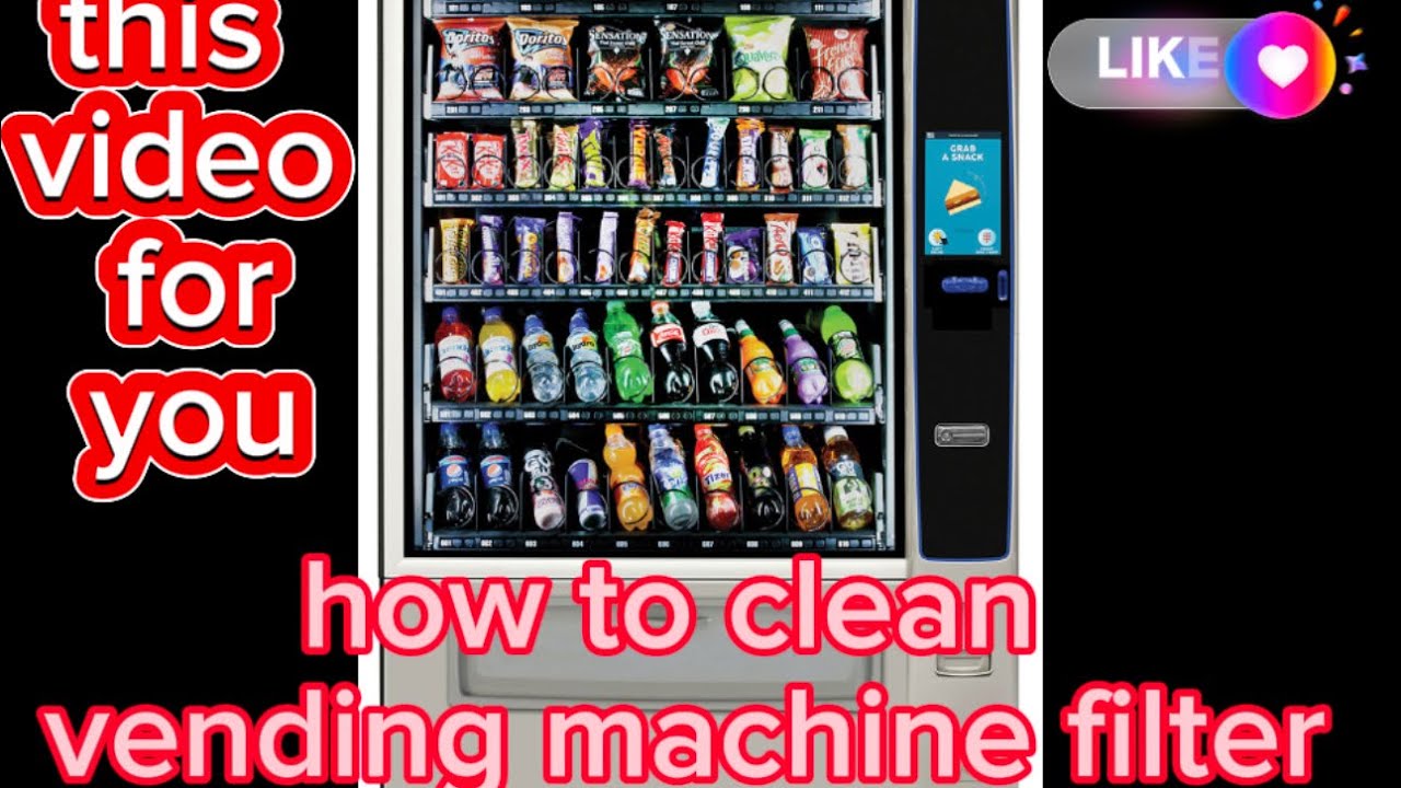 How to clean Vending Machine filter YouTube