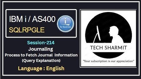 SQL to get information about Journaled Objects | ibmi training | as400 tutorial | as400 | ibmi as400