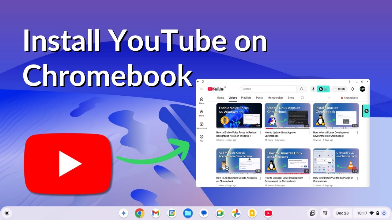 How to Install YouTube on Chromebook