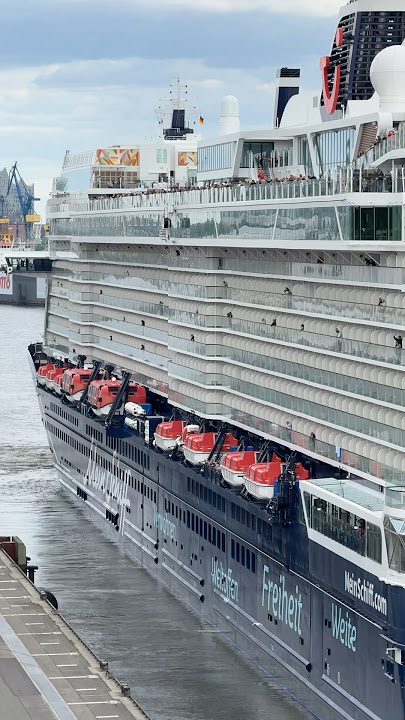 Gänsehautmoment, auslaufen mit der Mein Schiff 7 aus Hamburg 💙