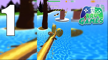 Spiral Roll Gameplay Walkthrough #1 (Android, IOS)