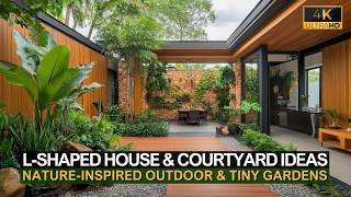 Affordable L-Shaped House & Courtyard Ideas: Nature-Inspired Outdoor Retreats & Tiny Gardens