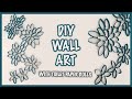 DIY Wall Art With Toilet Paper Rolls | How To | Room Decor | Kreena Desai