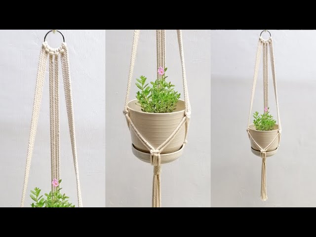 DIY - How to Make a Rope Plant Hanger Tutorial — That Knot Place