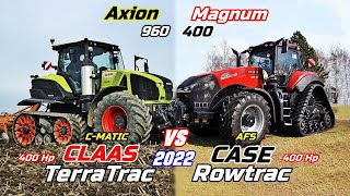 CLAAS Axion 960 VS CASE Magnum AFS 400 (TerraTrac VS Rowtrac)[Size/Pwer/Performance Comparison] 2022