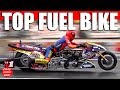 Top Fuel Motorcycle Drag Racing Night Under Fire Summit Motorsports Park 2013