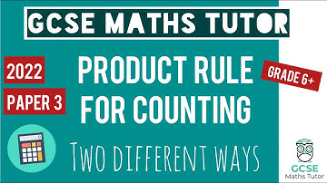 Product Rule for Counting | Quick Revision | Grade 6+ | GCSE Maths Exam Revision