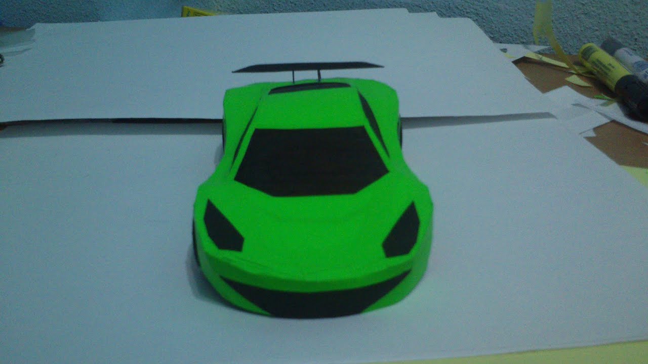 Simple PaperCraft Car YouTube