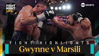 UNFORTUNATE STOPPAGE 🤕 | Gavin Gwynne v Emiliano Marsili | Boxing Fight Highlights | #FightNight