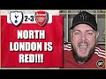 North london is red  spurs 23 arsenal  match reaction