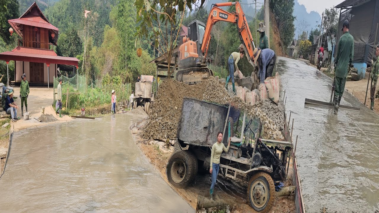 The girl and the government are building a new rural road episode 2