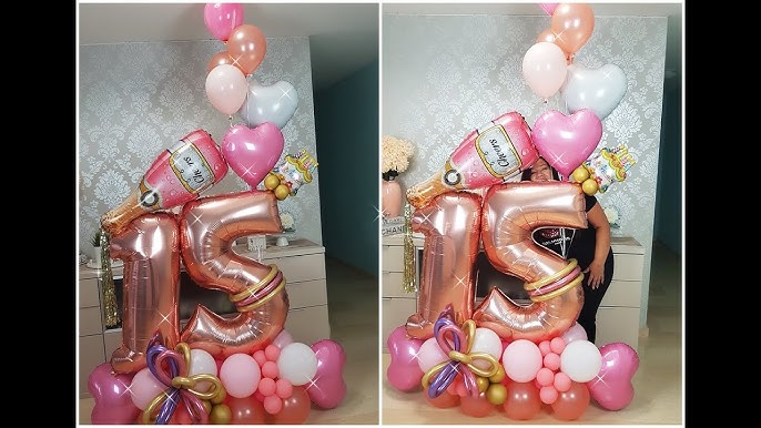 Mini bouquet de globos para San Valentín fácil * Bouquet de globos sencillo  de amor y amistad 