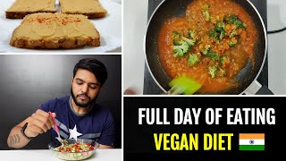 Full Day Of Eating Vegan Food For Fatloss + Preparation (No meat/dairy/eggs) Vegan Protein Powder ??