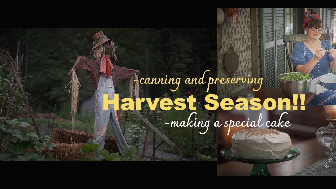 Harvest Season in Appalachia | Canning and Preserving | Making a special cake!!