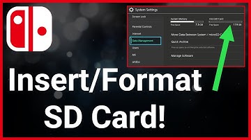 Hoe je een micro SD-kaart in de Nintendo Switch plaatst en formatteert