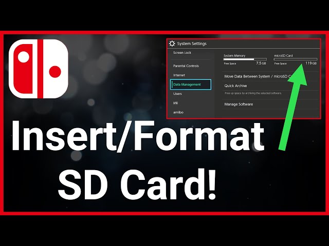 How To Insert A MicroSD Card Into A Nintendo Switch - GameSpot