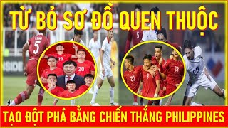 🛑TỪ BỎ SƠ ĐỒ QUEN THUỘC, HLV KIM SANG SIK TẠO ĐỘT PHÁ BẰNG CHIẾN THẮNG PHILIPPINES