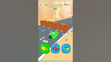 Shape-Shifting 2 GAMEPLAY Walkthrough BeamNg drive  Level No -2672 Car Racing #Shorts #ShapeShifting