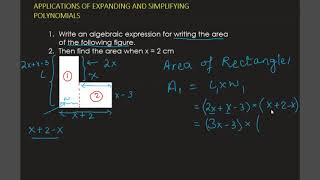 Lesson 3 Expand and Simplify polynomials word problems