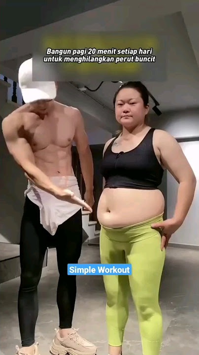 CARA MENGHILANGKAN PERUT BUNCIT#shorts #short #workout #bellyfatloss #olahragamengecilkanperut