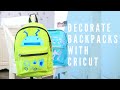 Decorate Backpacks with Cricut - Foster Care Needs Suitcases
