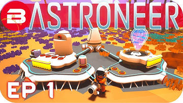 Astroneer Gameplay - SURVIVING IN SPACE #1 Let
