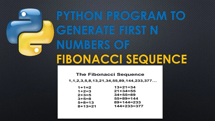 Python program to generate fibonacci sequence || Python list [Example-7]