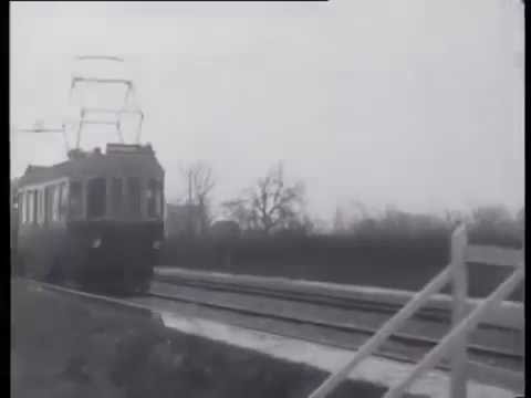 Opening van de tramverbinding tussen Leiden en Scheveningen in 1924