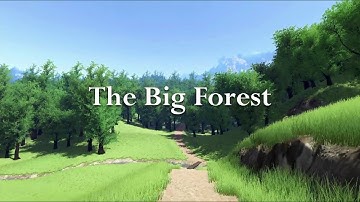 Developing a procedural mountain forest for my game