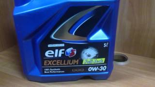 Моторное масло Elf Excellium Full-Tech 0W-30. Обзор.
