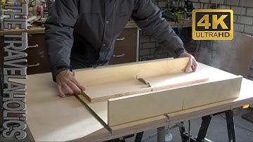 Wood workstation 3 in 1 Workshop (Homemade table saw, router table,  jigsaw table) compact version.