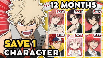 Save 1 ANIME CHARACTER born each MONTH of the YEAR 🔥🗓️ | ANIME QUIZ
