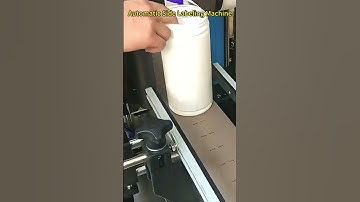 No More Crooked Labels! Precision Side Labeling Machine for Shampoo Bottles#machine #factory