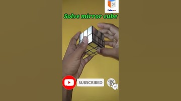 Solve mirror cube ||   How to solve mirror cube || Solve cube #short