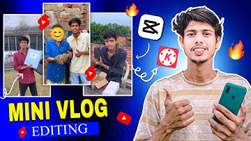 How To Edit Mini Vlogs ? And Mobile Phone Mini Vlog Edit Kaise Kare ? Mini Vlog Editing 😀