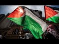 Pro-Palestijnse demonstranten verzamelen zich bij het stadhuis van Sydney