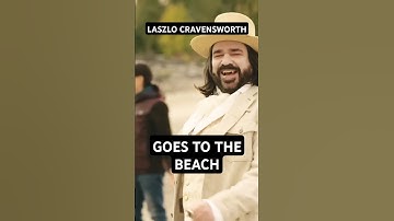 Laszlo Goes to the Beach ⛱️ Laszlo Cravensworth 🦇 What We Do in he Shadows #shorts #funny