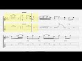 Acoustician - Sweet Child &#39;O Mine solo TAB - acoustic guitar solo tab