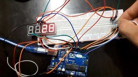 Temperature Sensor LM35 with 7 Segment Digital Display