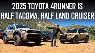 2025 4RUNNER IS HALF TACOMA & HALF LAND CRUISER - BEST OF BOTH WORLDS? 4RUNNER vs OTHER TNGA-Fs by AutomotivePress 52,693 views 2 weeks ago 11 minutes, 37 seconds