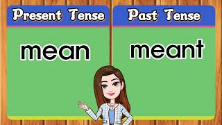 MOST COMMON IRREGULAR VERBS | Past Tense and Present Tense | Part 14
