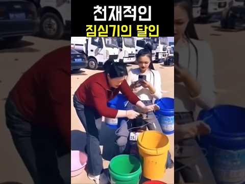 [병맛더빙] 천재적인 짐싣기의 달인ㅋㅋ