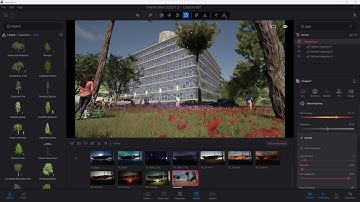 TWINMOTION - Lesson 08 - Landscape, Vegetation, Water, Ivy, Trees, Grass, Populate, Paint, Scatter