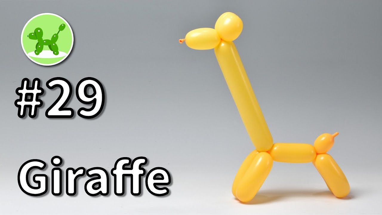 Giraffe - Balloon Animals for Beginners #29 - YouTube