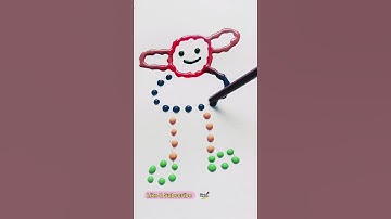 Cute Teddy Color Drops. Color Mixing. #shortsfeed #colormixing #asmr #satisfying