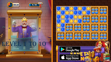 Royal Match gameplay walkthrough Level 1 to 10 #royalmatch #gameplaywalkthrough #puzzlegame
