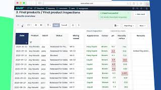 Data Import and Export - AlisQI Quality Management System